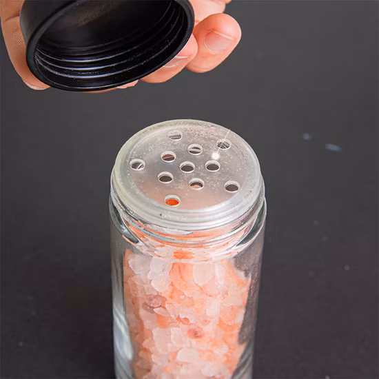 Countertop 360-Degree Rotating Seasoning Organizer 18 Cans Glass Spice Racks Bl21088